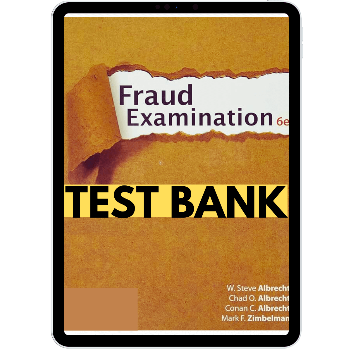 Test Bank For Fraud Examination 6th Edition - NARDAB