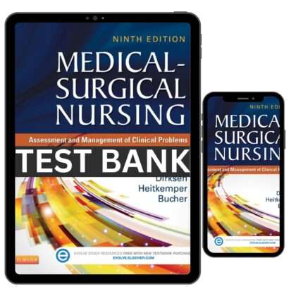 Medical Surgical Nursing 9th test bank